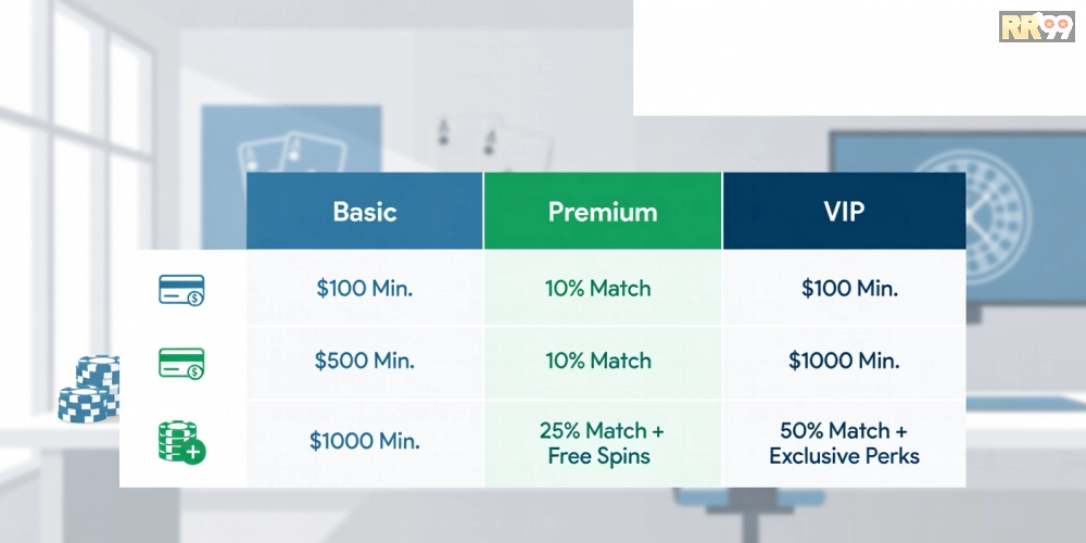 Bảng giá chi tiết các gói dịch vụ top casino rr99 cập nhật 2025 với ưu đãi hấp dẫn