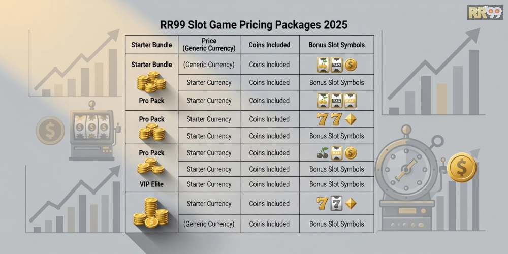 Bảng giá chi tiết các gói chơi game nổ hũ rr99 cập nhật 2025 với ưu đãi hấp dẫn