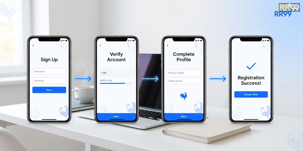 Hướng dẫn chi tiết đăng ký và sử dụng xem đá gà trực tiếp rr99 từ A đến Z