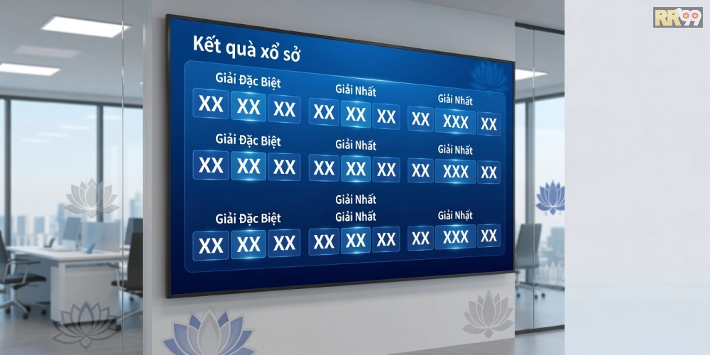 Ví dụ về kết quả xổ số Cần Thơ RR99 mới nhất năm 2025