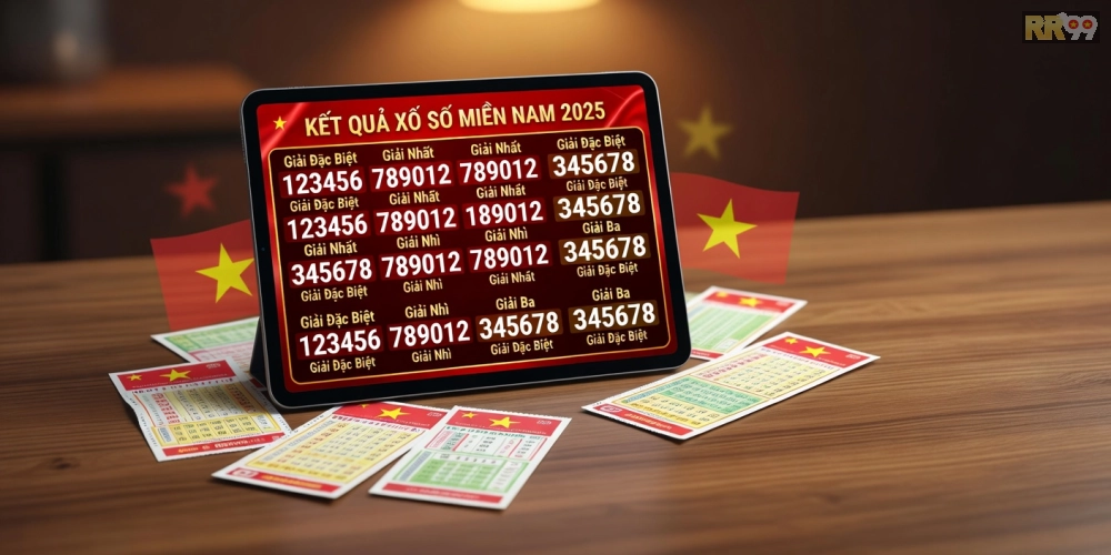 Hình ảnh minh họa kết quả xổ số miền Nam cập nhật mới nhất năm 2025